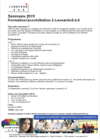 Programme de formation Leonardo3.4.5